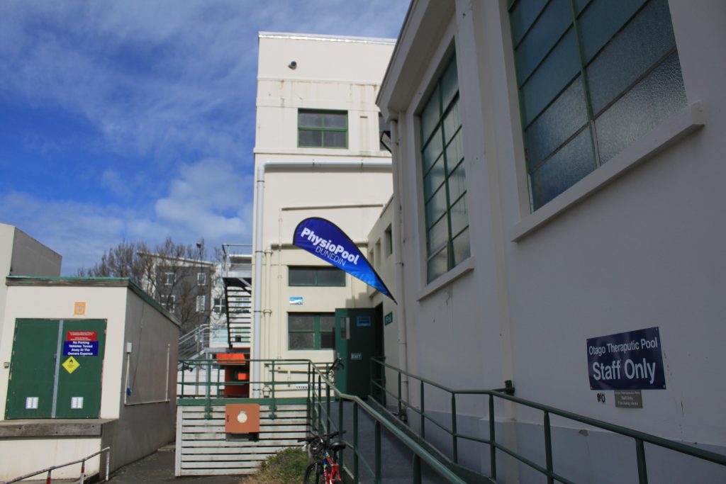 Image of the entrance to the Physio Pool
